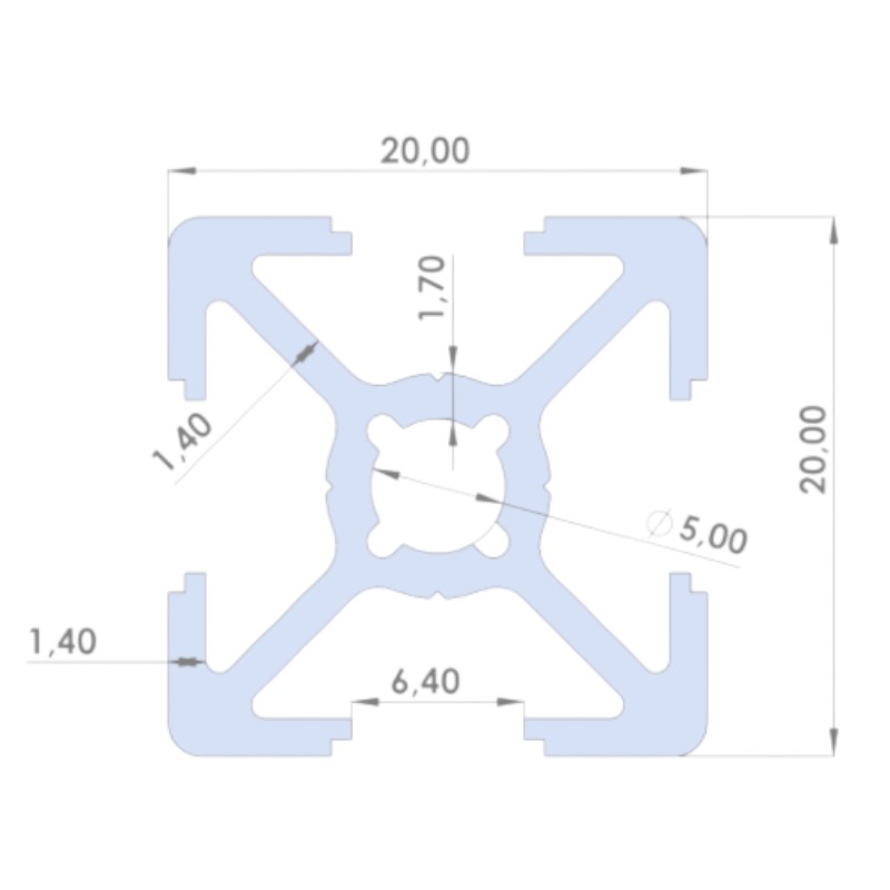 20x20 K6 Sigma Profil - Görsel 2