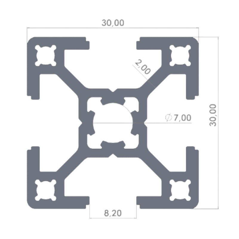 30x30 K8 Sigma Profil - Görsel 2